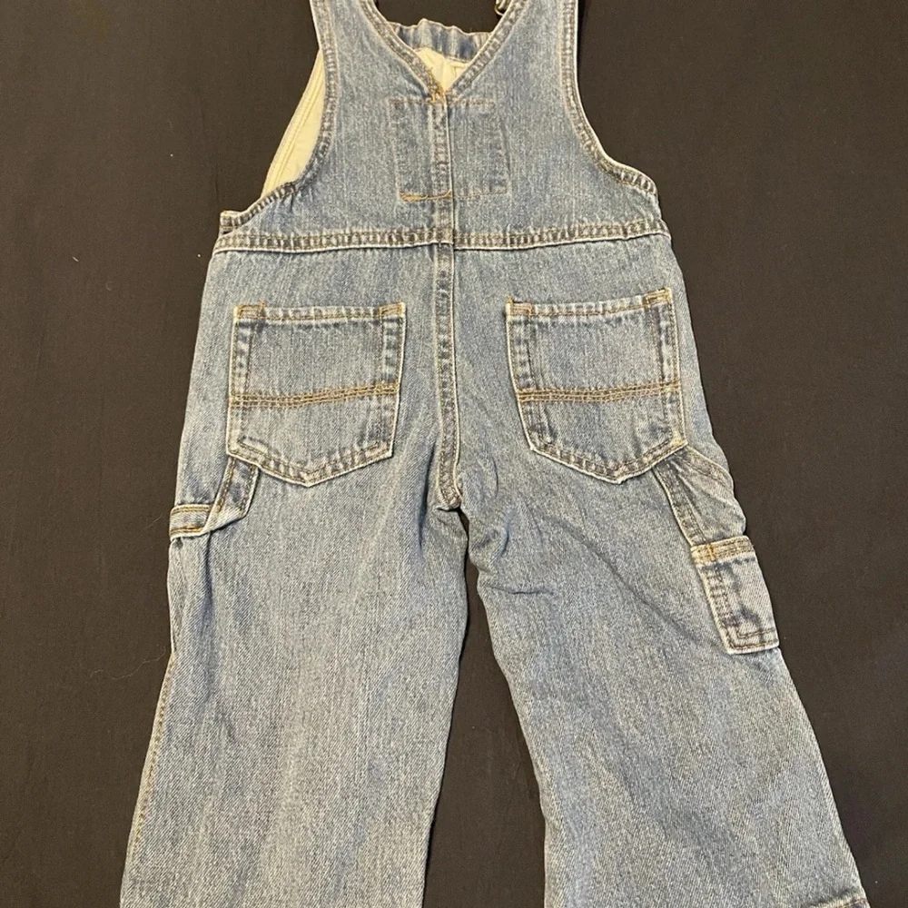 Target Baby Genuine Oshkosh Overall Light Denim Straps 2T - Picture 4 of 10
